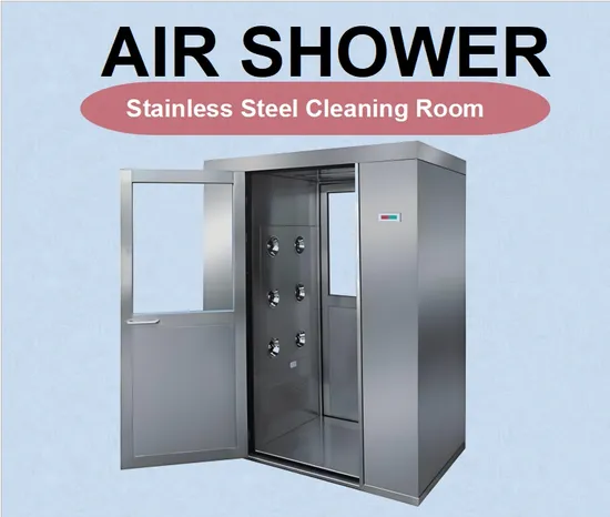 Stainless Steel Air Shower Clean Room Large Air Volume Intelligent Automatic Blowing